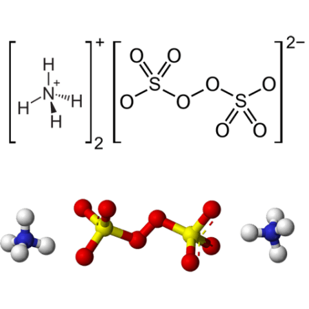 ساختار آمونیوم پرسولفات